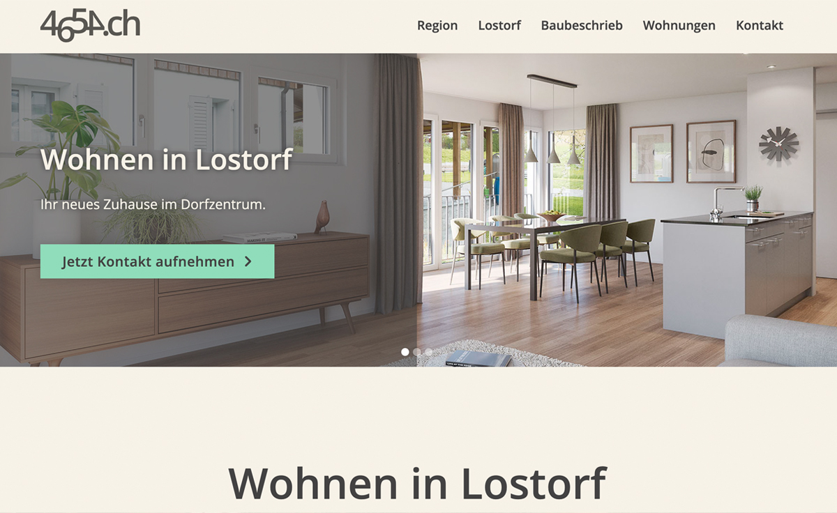 Website Wohnen in Lostorf Website Wohnen in Lostorf