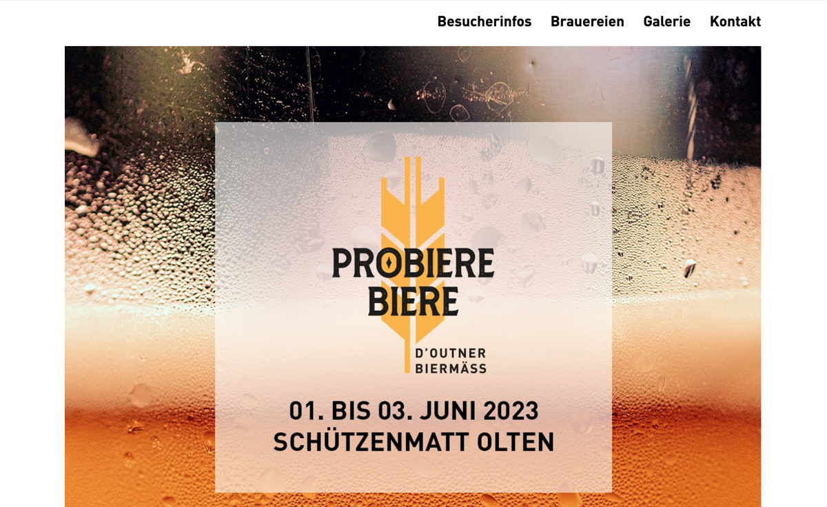 Website Biermesse Olten Website Biermesse Olten
